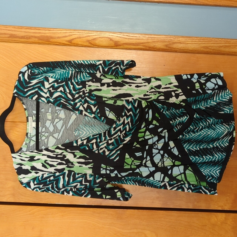 Women's wrap front v-neck top